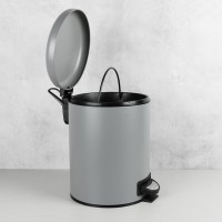 Мусорное ведро Fixsen 34024K серое Мусорное ведро Fixsen 34024K серое