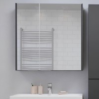 Мебель для ванной комнаты 1MarKa Gaula 80Н черная, 3 ящика, 1 дверца