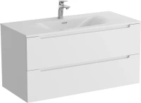 Мебель для ванной комнаты BelBagno Etna 100 bianco lucido, раковина BB-8099-120-2