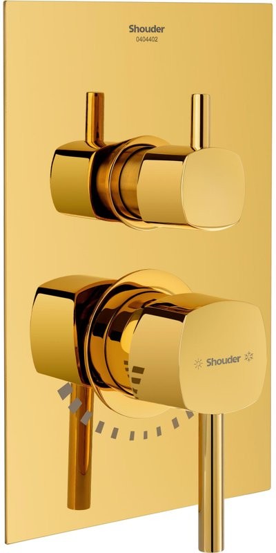 Душевой комплект Shouder Romer 0263106 С ВНУТРЕННЕЙ ЧАСТЬЮ, золото