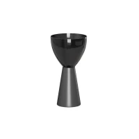 Раковина напольная Abber Kristall AT2703Onyx-Black 45 глянцевая черная, матовая черная, круглая, моноблок