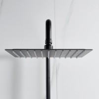 Душевая стойка Shevanik S3096H с термостатом, черный