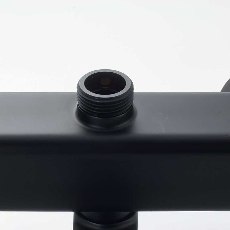 Душевая стойка Shevanik S3096H с термостатом, черный