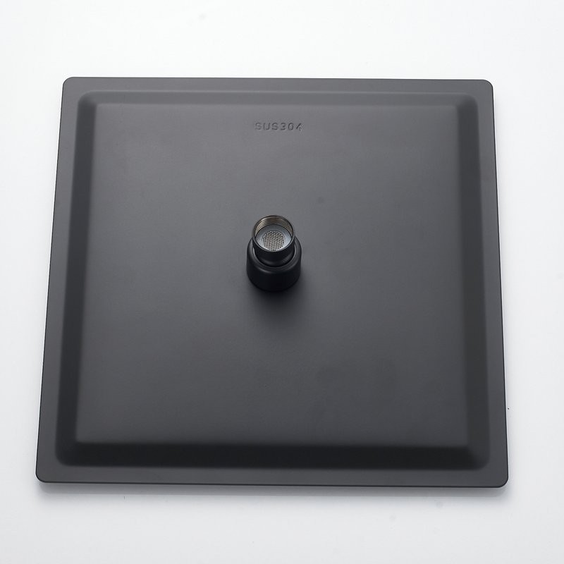 Душевая стойка Shevanik S3096H с термостатом, черный