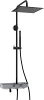 Душевая стойка Wasserkraft Abens 2000 A114.162.217.CB Thermo с термостатом, черная