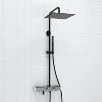 Душевая стойка Wasserkraft Abens 2000 A114.162.217.CB Thermo с термостатом, черная