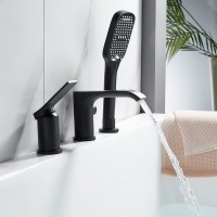 Смеситель на борт ванны Shevanik S4112H черный Смеситель на борт ванны Shevanik S4112H черный