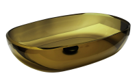 Накладная раковина Abber Kristall AT2805Vesuvian 60 оливковая, прямоугольная