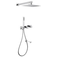 Душевой комплект Abber Rund AF8717 С ВНУТРЕННЕЙ ЧАСТЬЮ, хром