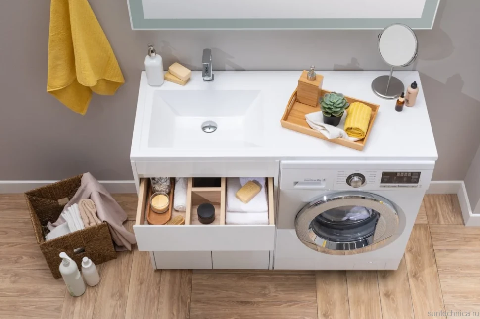 Мебель для ванной Aquanet Токио 58 1 ящик, 2 двери L