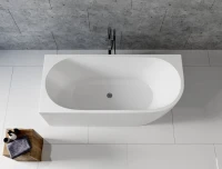 Акриловая ванна Aquanet Elegant А 260048 180x80 см, угловая, левая, отдельностоящая, белая, асимметричная, на ножках, со сливом-переливом