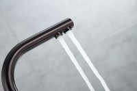 Комплект Мойка Paulmark Vista PM304444-GM вороненая сталь + Смеситель Essen 213011-GM вороненая сталь