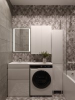 Мебель для ванной комнаты Style Line Даймонд 120 Люкс Plus напольная, белая L