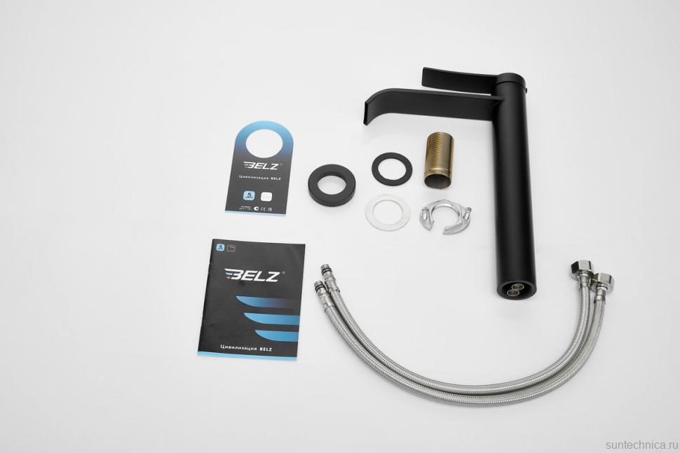 Смеситель для раковины BELZ B812 B11812-7 черный