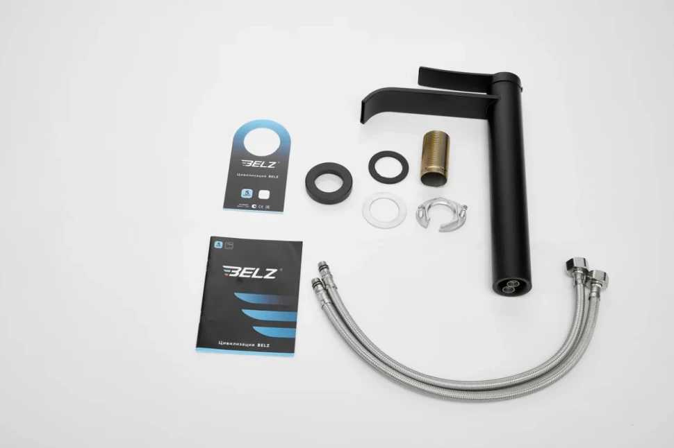 Смеситель для раковины BELZ B812 B11812-7 черный
