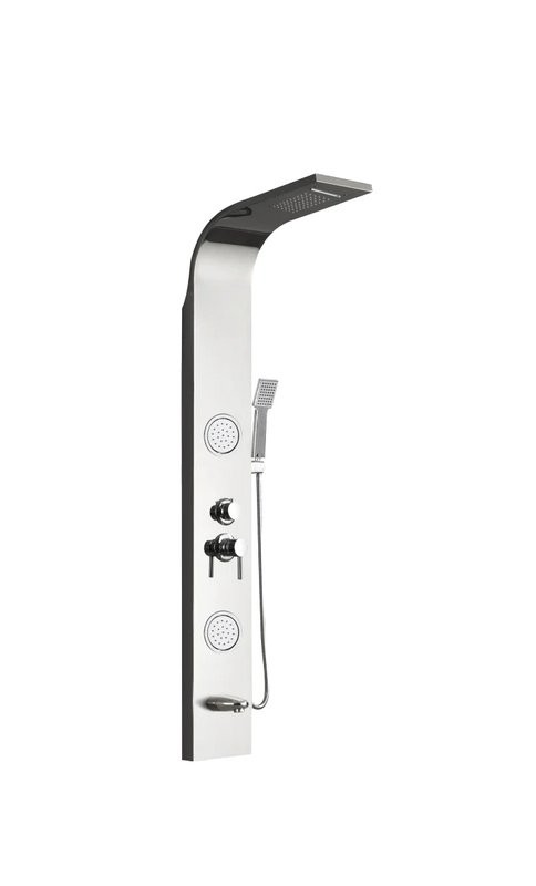 Душевая панель Ceruttispa Twin S CT9987 серебро