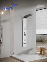 Душевая панель Ceruttispa Twin S CT9987 серебро