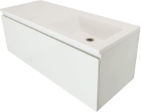 Тумба с раковиной Эстет Dallas Luxe 130 подвесная, 1 ящик, R
