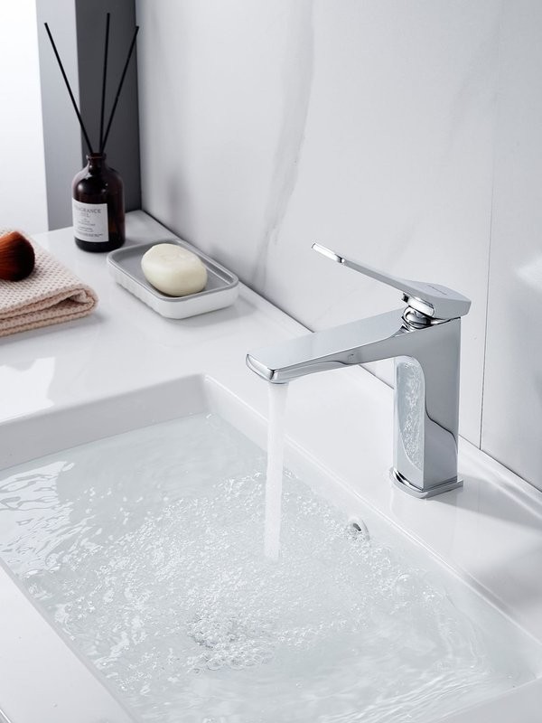 Смеситель для раковины Shevanik S4601, хром