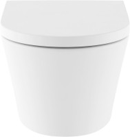 Комплект Lavinia Boho Унитаз подвесной Biore Compacto Rimless 3304101C + Крышка-сиденье Biore 33290420 с микролифтом + Инсталляция RelFix 38010020 + Кнопка RelFix 380502MB матовая черная, хром + Дозатор RelFix 38040010