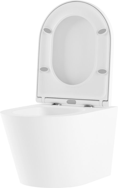 Комплект Lavinia Boho Унитаз подвесной Biore Compacto Rimless 3304101C + Крышка-сиденье Biore 33290420 с микролифтом + Инсталляция RelFix 38010020 + Кнопка RelFix 380502MB матовая черная, хром + Дозатор RelFix 38040010