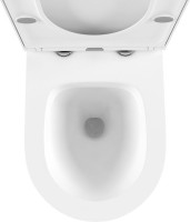 Комплект Lavinia Boho Унитаз подвесной Biore Compacto Rimless 3304101C + Крышка-сиденье Biore 33290420 с микролифтом + Инсталляция RelFix 38010020 + Кнопка RelFix 380502MB матовая черная, хром + Дозатор RelFix 38040010