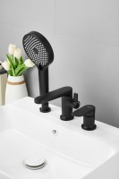 Смеситель на борт ванны BELZ B713 B66713-7 черный Смеситель на борт ванны BELZ B713 B66713-7 черный
