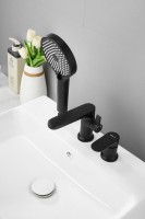 Смеситель на борт ванны BELZ B713 B66713-7 черный Смеситель на борт ванны BELZ B713 B66713-7 черный