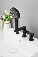 Смеситель на борт ванны BELZ B713 B66713-7 черный Смеситель на борт ванны BELZ B713 B66713-7 черный