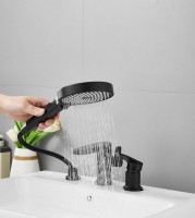 Смеситель на борт ванны BELZ B713 B66713-7 черный Смеситель на борт ванны BELZ B713 B66713-7 черный