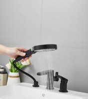 Смеситель на борт ванны BELZ B713 B66713-7 черный Смеситель на борт ванны BELZ B713 B66713-7 черный