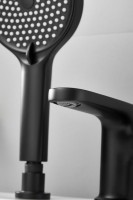 Смеситель на борт ванны BELZ B713 B66713-7 черный Смеситель на борт ванны BELZ B713 B66713-7 черный