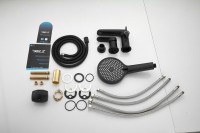 Смеситель на борт ванны BELZ B713 B66713-7 черный Смеситель на борт ванны BELZ B713 B66713-7 черный