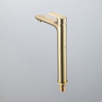 Смеситель для раковины Gappo G48-3 G1048-32 золотой сатин