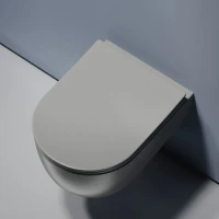 Комплект Унитаз подвесной Ceramicanova Modena Rimless CN6063MH антрацит матовый + Инсталляция STWORKI + Кнопка 230823 хром матовый
