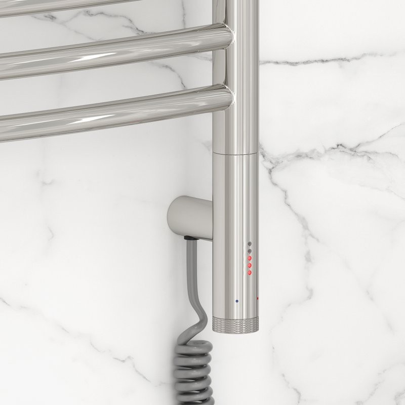 Полотенцесушитель электрический Сунержа Богема 3.1 00-6003-1250 130x55 см, подключение справа, без покрытия, лесенка