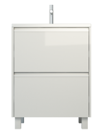 Тумба под раковину без столешницы Emmy Вега 60 белая