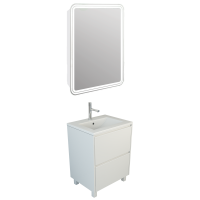 Тумба под раковину без столешницы Emmy Вега 60 белая