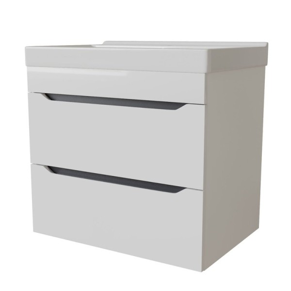 Тумба д/ванной "Лайн-60" подвесная под ум.Fest-60 (Sanita Lux) (ПВХ)