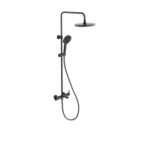 Душевая стойка KERAMA MARAZZI Fonte FO.201.KM.BLK.M матовая черная