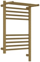 Полотенцесушитель электрический Сунержа Богема 3.1 051-6007-6040 70x45 см, подключение справа, состаренная латунь, лесенка, с полкой