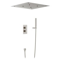 Душевой комплект Timo Petruma SX-5029/13SM С ВНУТРЕННЕЙ ЧАСТЬЮ, с термостатом, никель