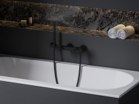 Смеситель для ванны с душем Ravak Eleganta EL 022.20BLM матовый черный Смеситель для ванны с душем Ravak Eleganta EL 022.20BLM матовый черный