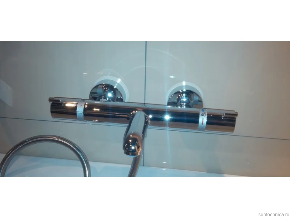 Термостатический смеситель Hansgrohe Ecostat Comfort 13114000 для ванны с душем, хром