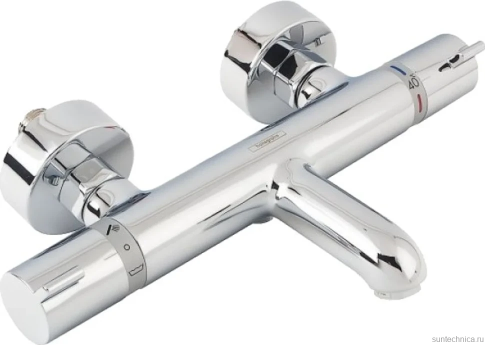 Термостатический смеситель Hansgrohe Ecostat Comfort 13114000 для ванны с душем, хром