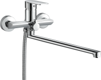 Смеситель с длинным изливом для ванны Olive'S Nensa NS16221 хром