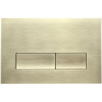 Кнопка смыва для унитаза Veconi Flush V1 пластик, цвет золото брашинг