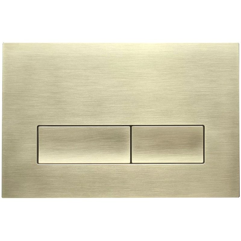 Кнопка смыва для унитаза Veconi Flush V1 пластик, цвет золото брашинг