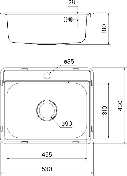 Мойка кухонная IDDIS Basic BBAS53P0i77