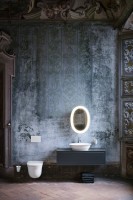 Зеркало Laufen The New Classic 50 белое, с подсветкой